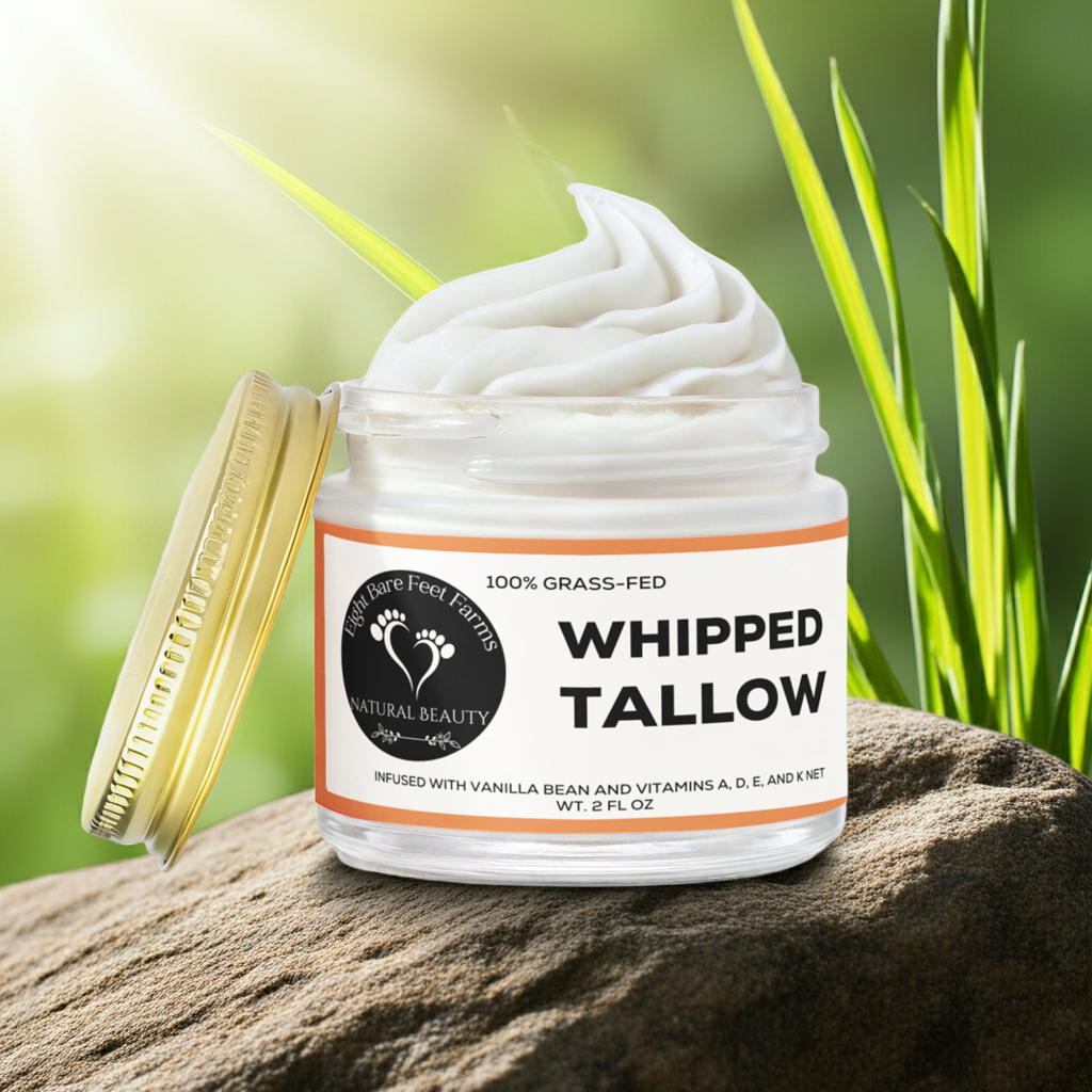 Whipped Grass-Fed Tallow Balm with Vanilla Bean