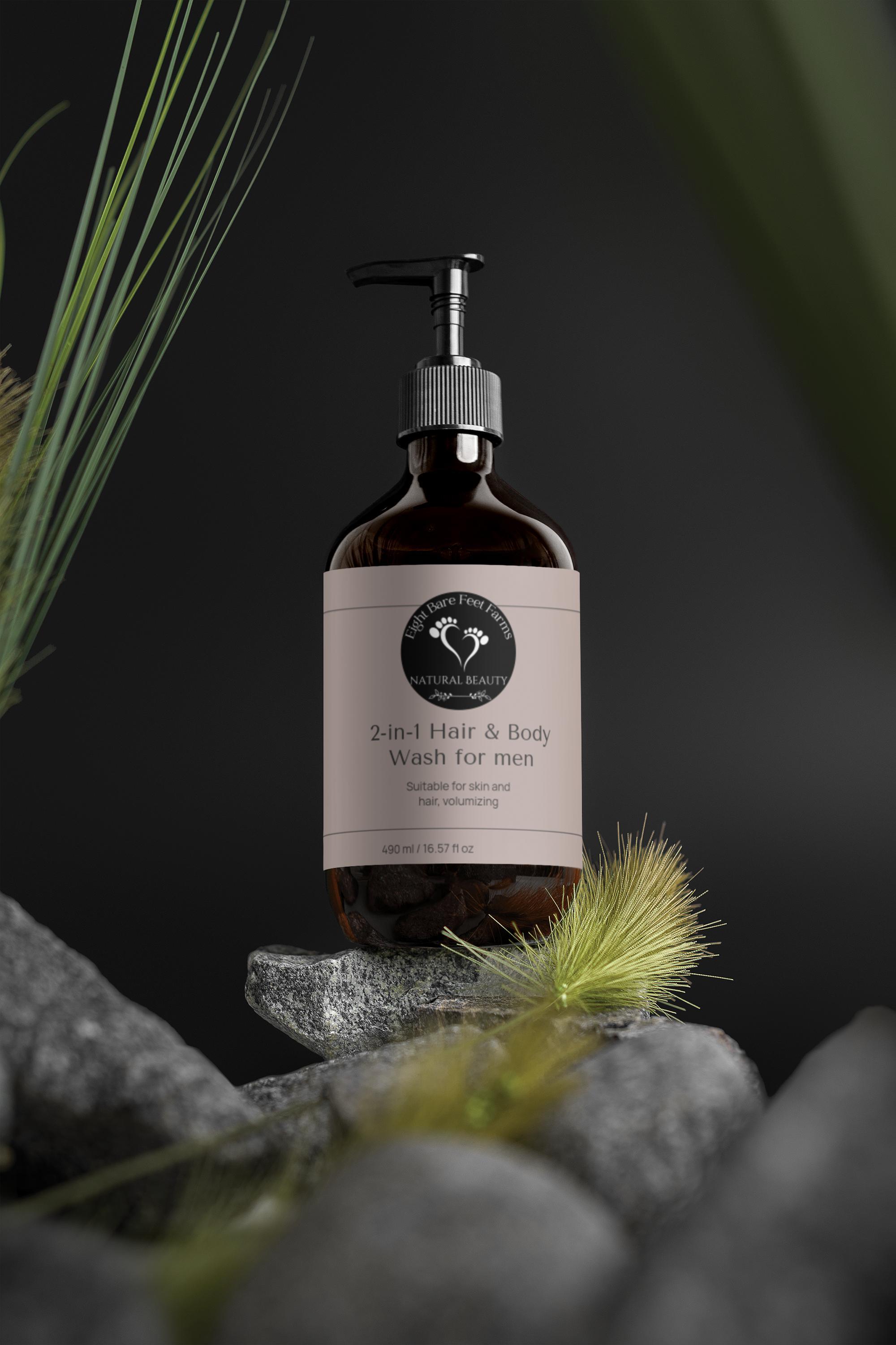 Eight Bare Feet Oil-Free Zinc Face Gel for Men, a lightweight gel designed to hydrate and protect the skin while controlling oil and shine, ideal for daily use.