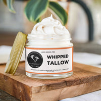 Whipped Grass-Fed Tallow Balm with Vanilla Bean