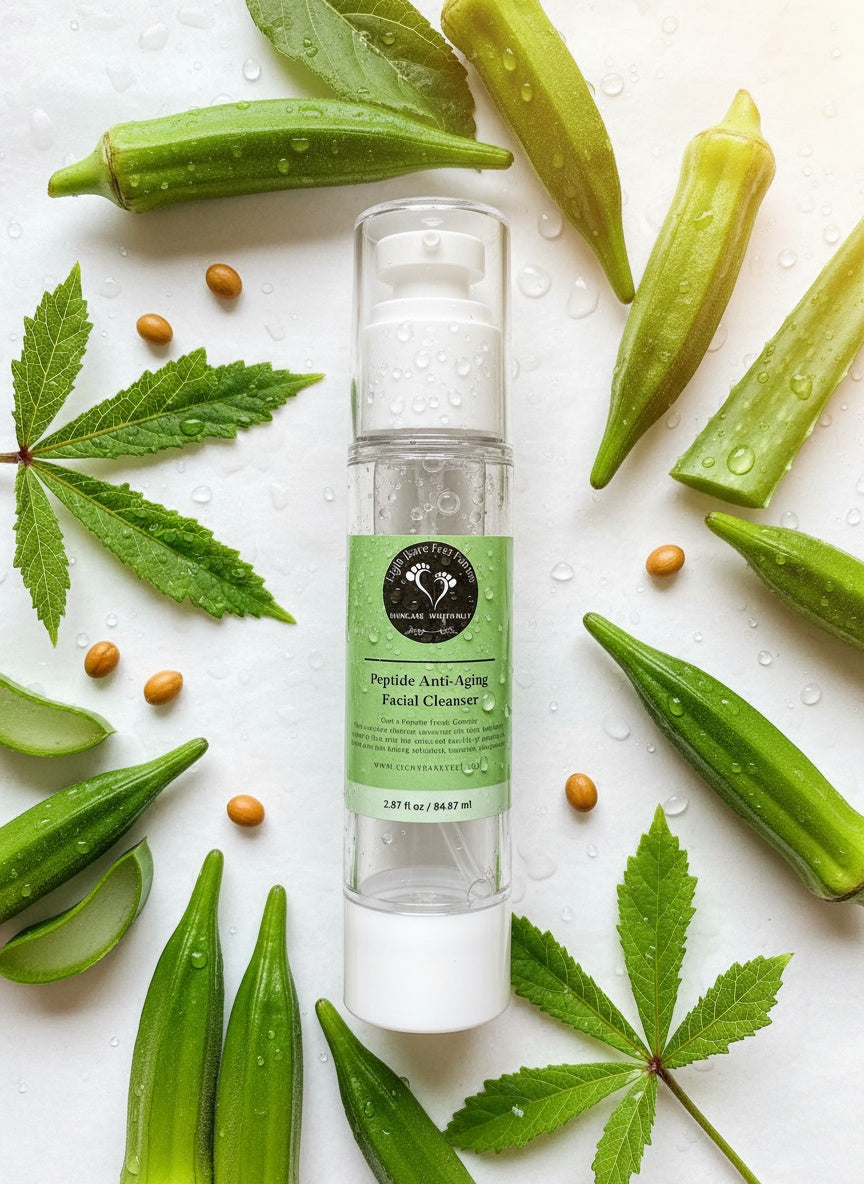 Okra + Peptide Facial Cleanser
