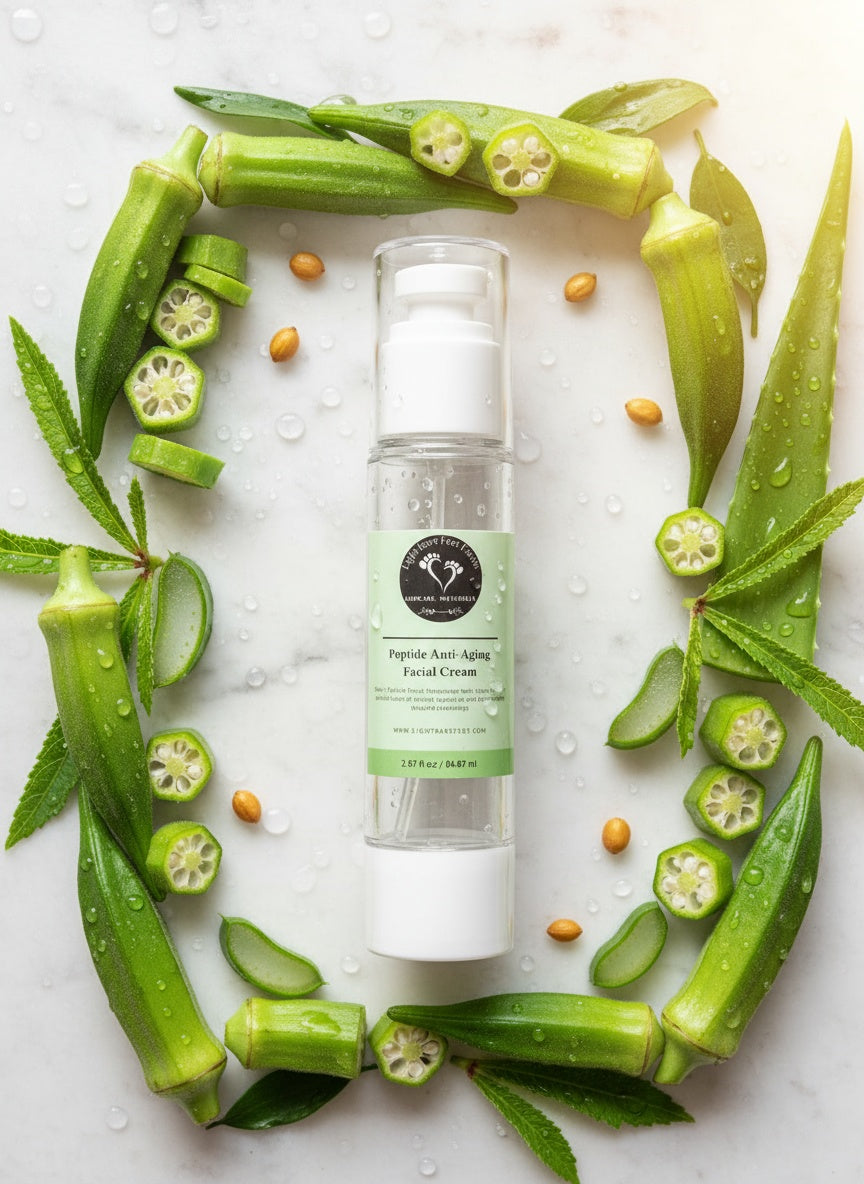 Okra + Peptide Facial Moisturizer with Jojoba Oil