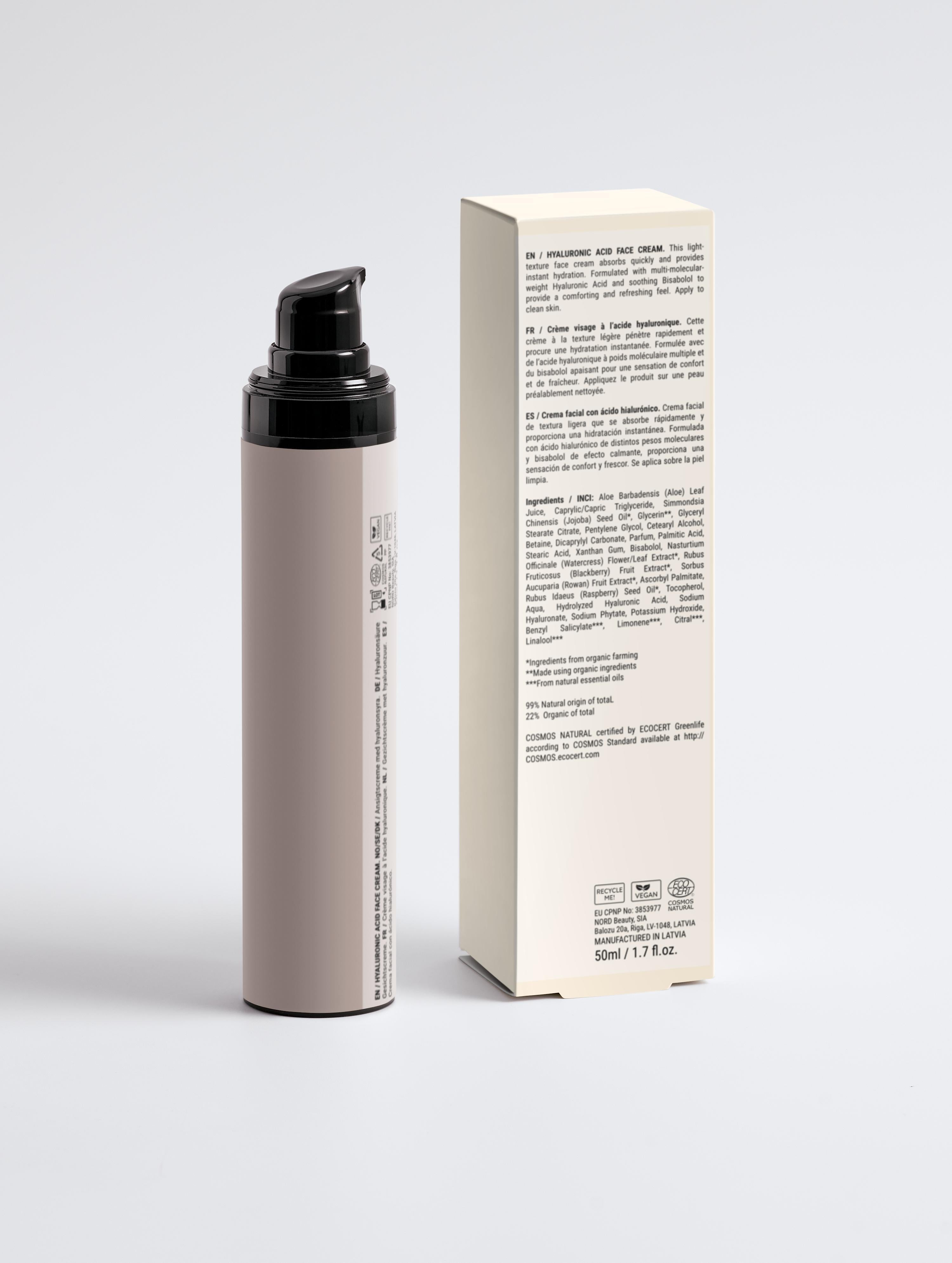 Hyaluronic Acid Face Cream for Men