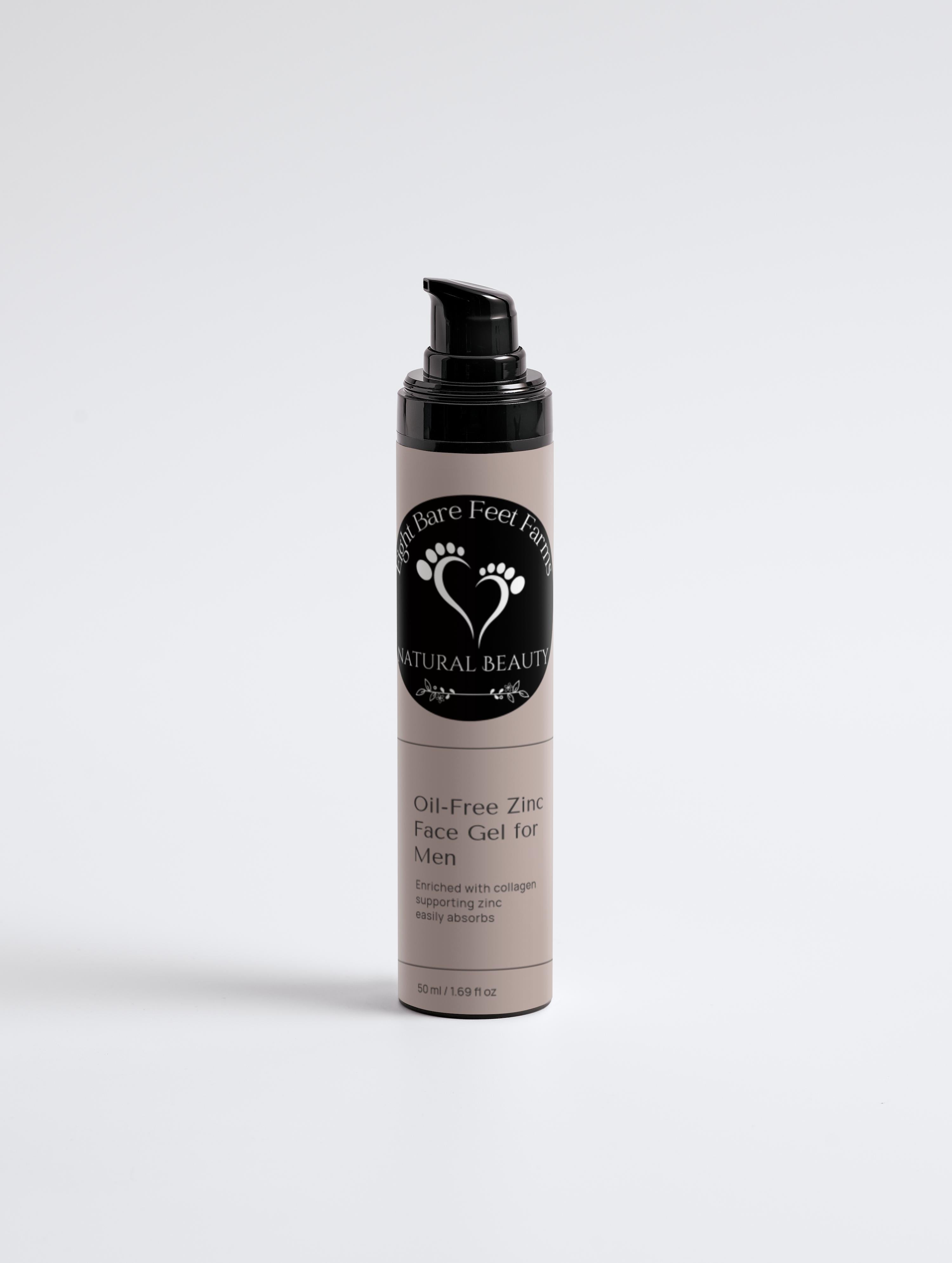 Oil-Free Zinc Face Gel for Men